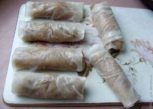 Блинчики с бананом и шоколадом. 06