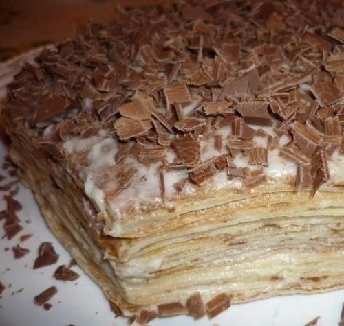 Нежнейший блинный тортик.