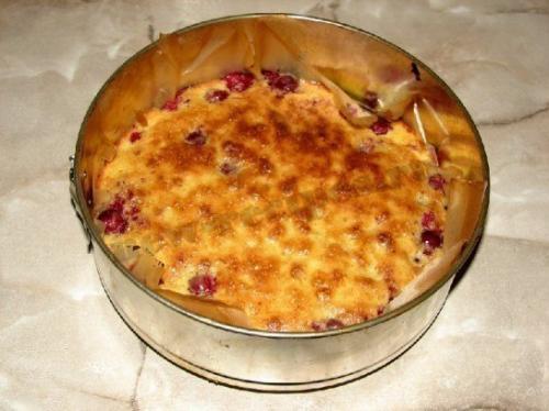 Вкусный пирог с вишней. 07