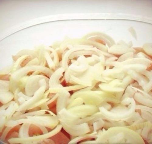 Курочка под шубой в духовке. 02