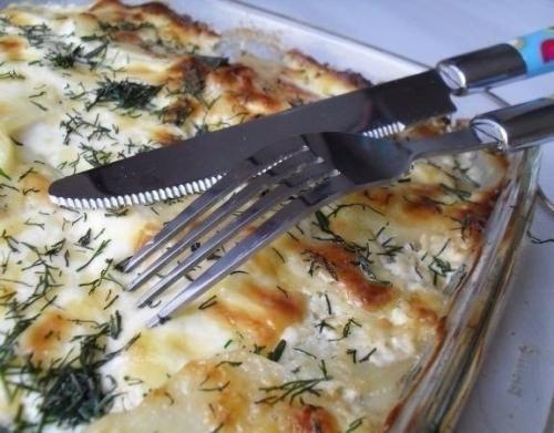 Запеканка картофельная с грибами?