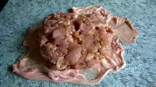 Домашняя куриная колбаса. 04