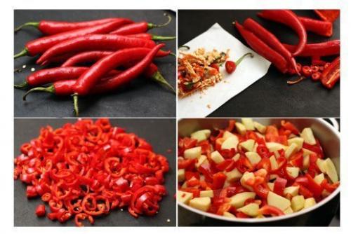 Соус - варенье из острого перца к мясу. 02