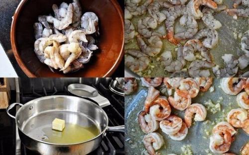 Спагетти с креветками. 04