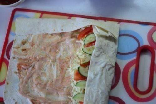 Рецепт шаурмы с курицей. 07