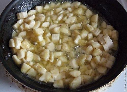 Блинчики с бананом и шоколадом. 03