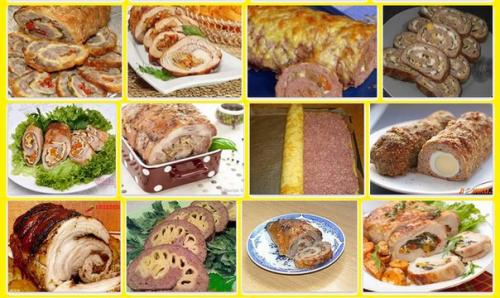 5 рецептов вкусных мясных рулетов.