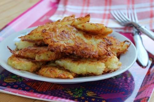 Драники с сыром.