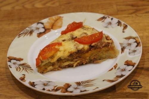 Картофельная пицца на СКОВОРОДЕ. 06