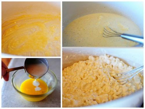 Макароны с сыром, беконом и грибами. 06 Макароны с сыром, беконом и грибами. 06