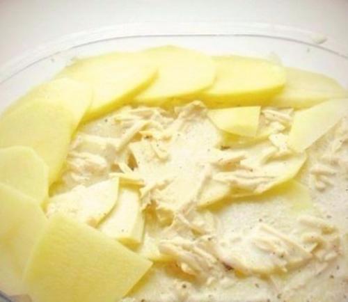 Курочка под шубой в духовке. 05