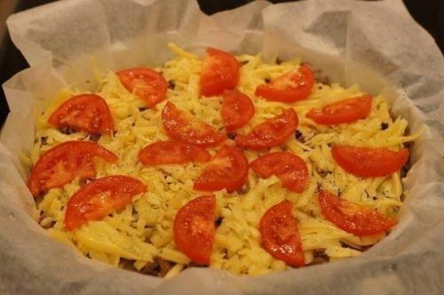 Картофельная пицца на СКОВОРОДЕ. 05