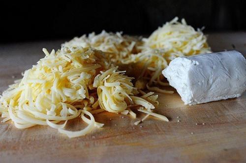 Макароны с сыром, беконом и грибами. 05 Макароны с сыром, беконом и грибами. 05