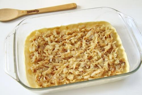 Пирог из свежей капусты в духовке. 02 Пирог из свежей капусты в духовке. 02