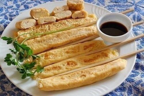 Японский омлет. Ингредиенты: Японский омлет. Ингредиенты: