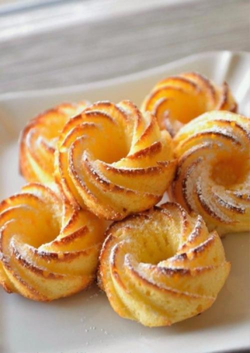 Лимонные мини - кексы.