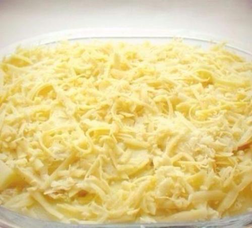 Курочка под шубой в духовке. 06