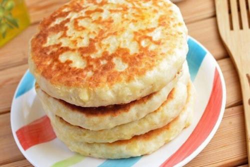 Сырные лепешки с разными начинками. 08