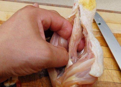 Фаршированные куриные голени. 06