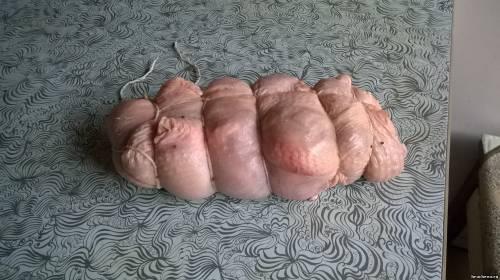 Домашняя куриная колбаса. 05