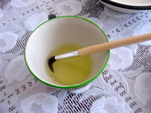 Декупаж пасхальных яиц на яичном белке. 05