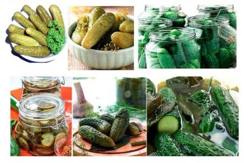 Малосольные огурцы.  8 рецептов.