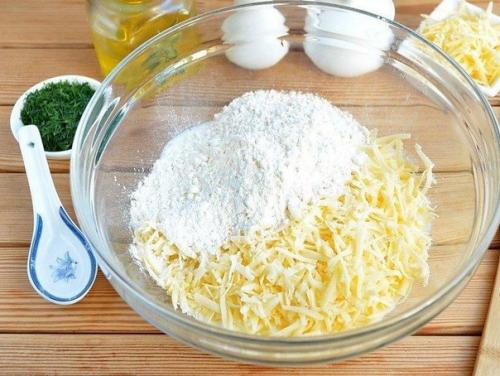 Сырные лепешки с начинкой. 02