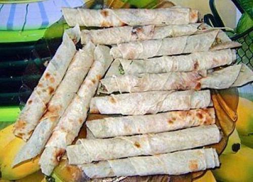 Закусочные рулетики из армянского лаваша. 03