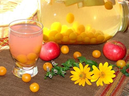 Компот из алычи.