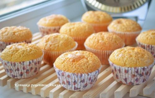 Кефирно - творожные маффины. Кефирно - творожные маффины.