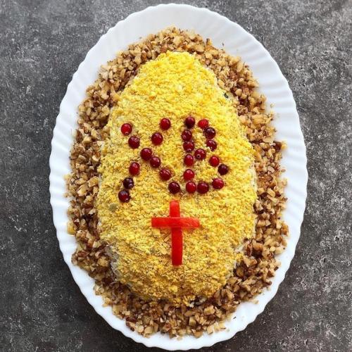 Пасхальный салат.  Ингредиенты: