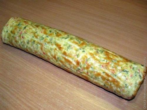 Рулет с крабовыми палочками. 07 Рулет с крабовыми палочками. 07