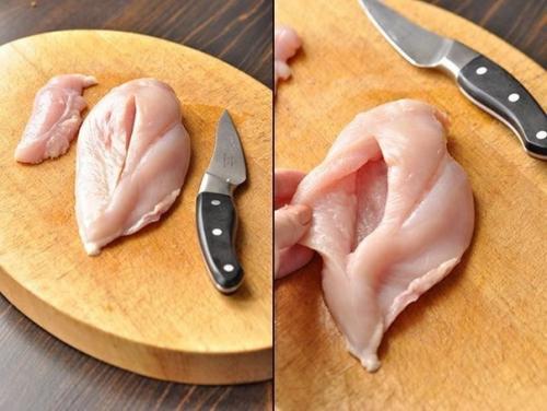 Фаршированные куриные грудки;. 01