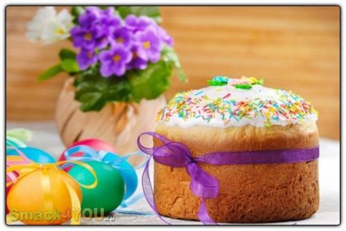 Пасхальный кулич на сметане.