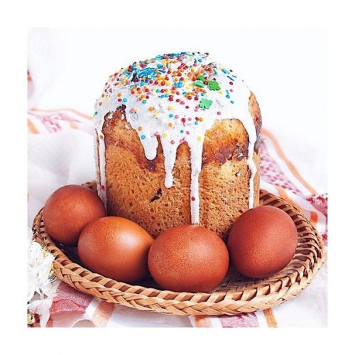 Творожный кулич.  Ингредиенты: