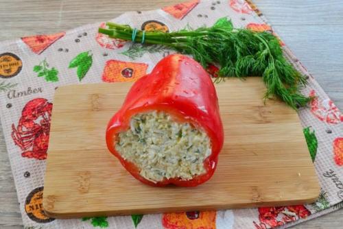 Красивая закуска из перцев и сыра. 03 Красивая закуска из перцев и сыра. 03