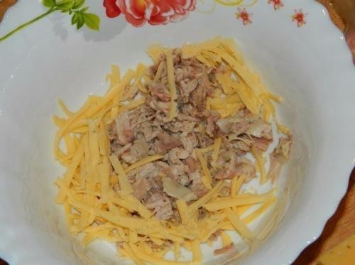 Салат Праздничный.  Ингредиенты: 01