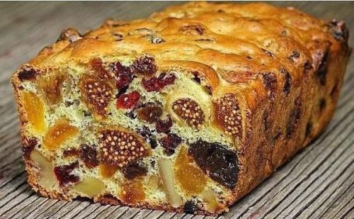Кекс мазурка с сухофруктами и орехами!