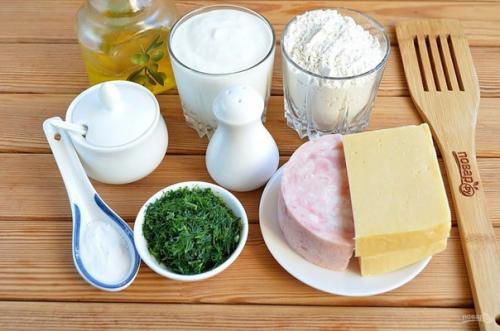 Сырные лепешки с разными начинками. 01