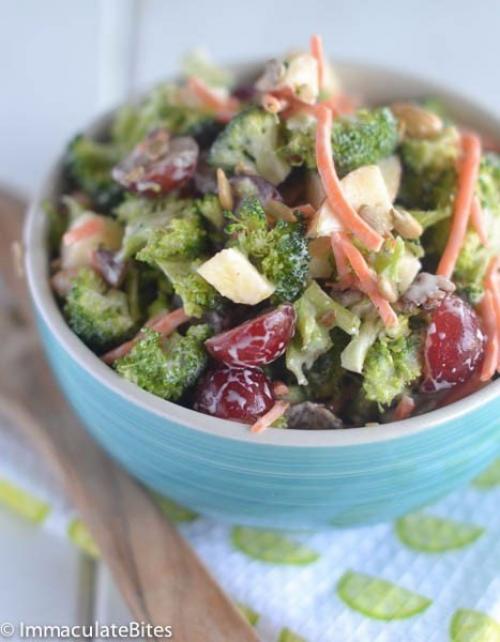 Топ - 8 рецептов очень полезных и низкокалорийных салатов с брокколи. 02 Топ - 8 рецептов очень полезных и низкокалорийных салатов с брокколи. 02