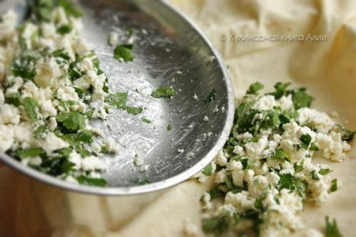 Пирог с сыром и фаршем. 04