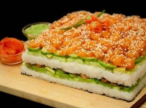 Суши - торт своими руками.