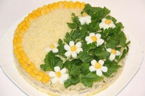 Топ - 9 салатов с кукурузой. 01