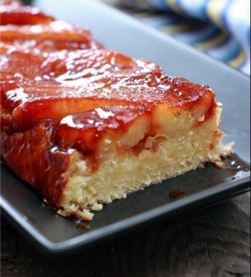 Банановый татен.  Готовила этот татен уже несчетное количество раз и всегда на ура! 01