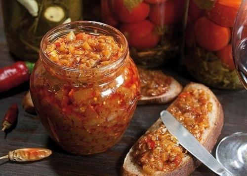 Баклажанная икра.  Пальчики оближешь!