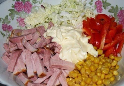 Салат из пекинской капусты. 04