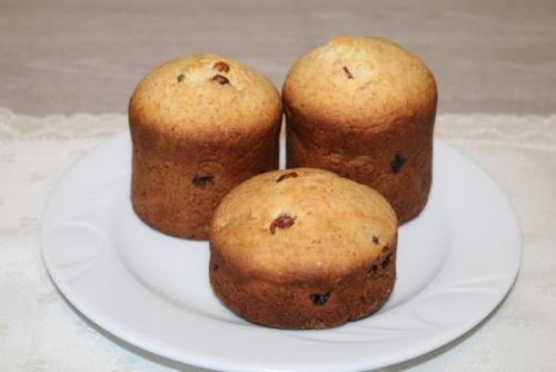 Кулич с творогом и изюмом. 01