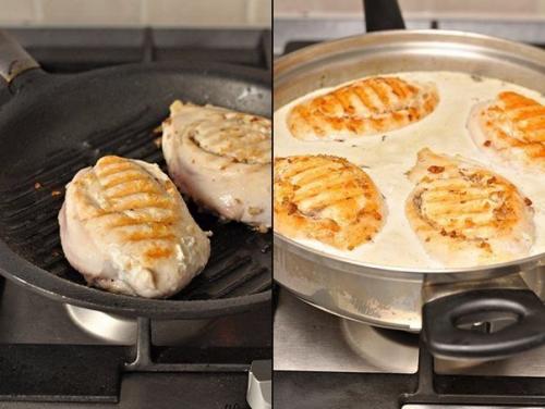 Фаршированные куриные грудки;. 03