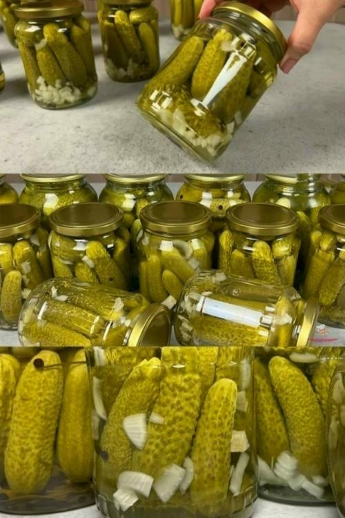 Огурцы для хранения в домашних условиях.

