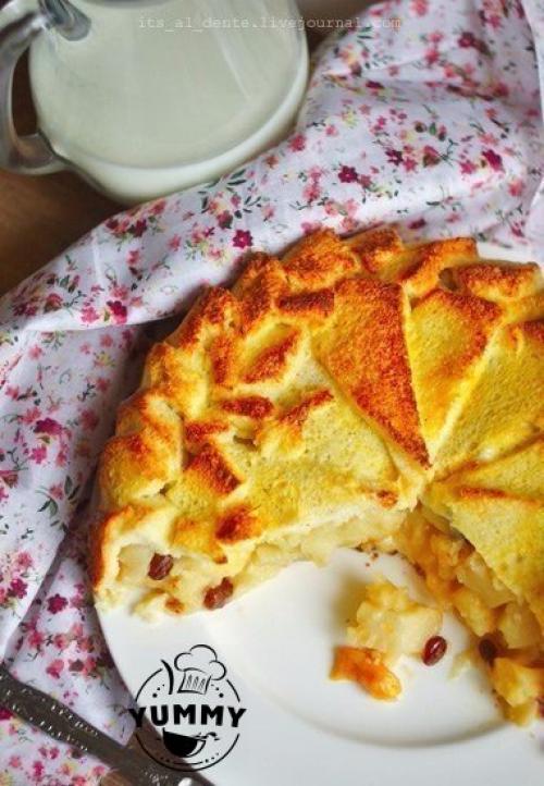 Французская яблочная шарлотка. 05